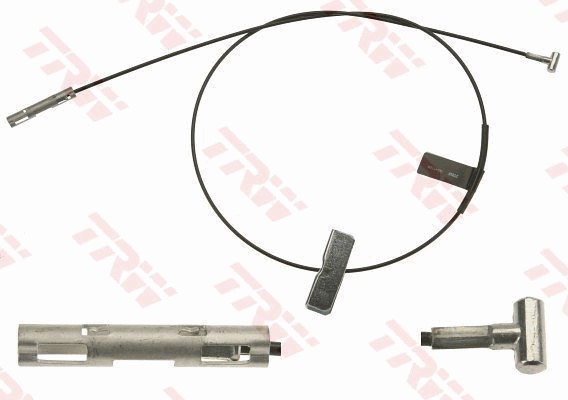 Vajer, parkeringsbroms, Fram, Mitt Trw GCH126 TRW