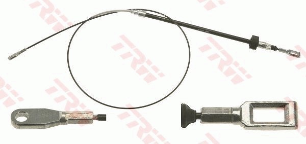 Vajer, parkeringsbroms, Fram, Mitt Trw GCH156 TRW