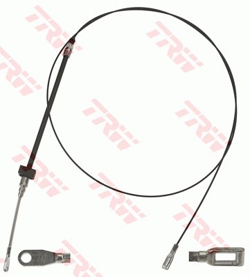 Vajer, parkeringsbroms, Fram, Mitt Trw GCH278 TRW