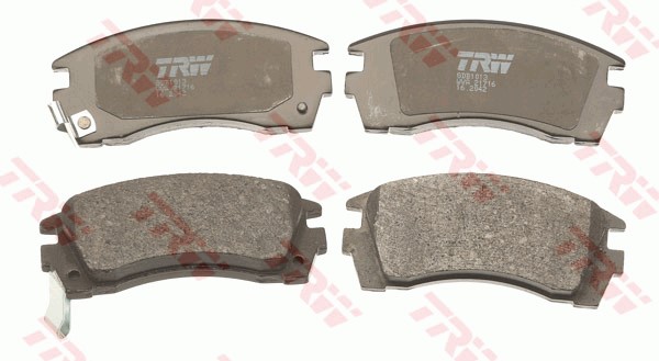 Bromsbeläggsats, Framaxel Trw GDB1013 TRW