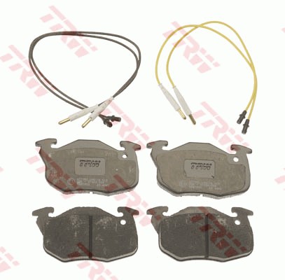 Bromsbeläggsats Solid, Framaxel Trw Cotec GDB1033 TRW