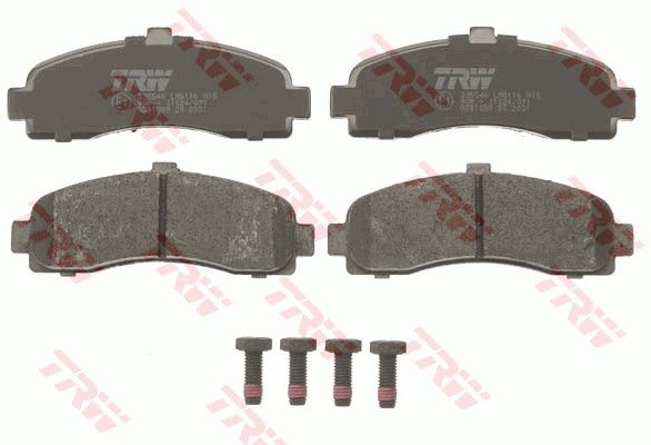 Bromsbeläggsats, Framaxel Trw Cotec GDB1059 TRW