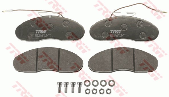 Bromsbeläggsats, Framaxel Trw Cotec GDB1077 TRW