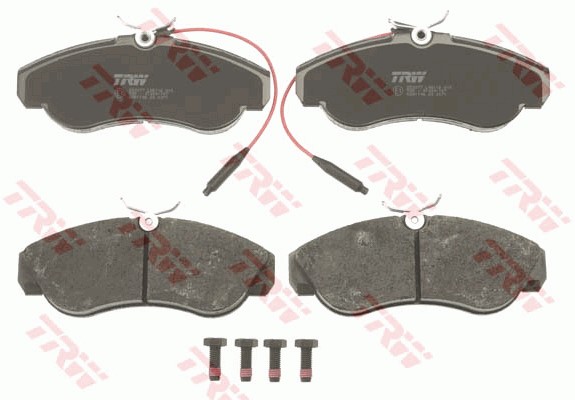 Bromsbeläggsats, Framaxel Trw Cotec GDB1106 TRW