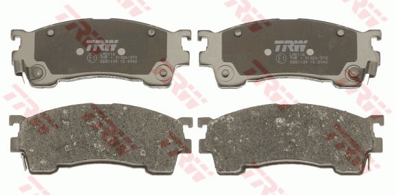 Bromsbeläggsats, Framaxel Trw Cotec GDB1139 TRW