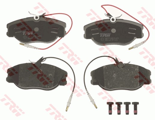 Bromsbeläggsats, Framaxel Trw Cotec GDB1148 TRW