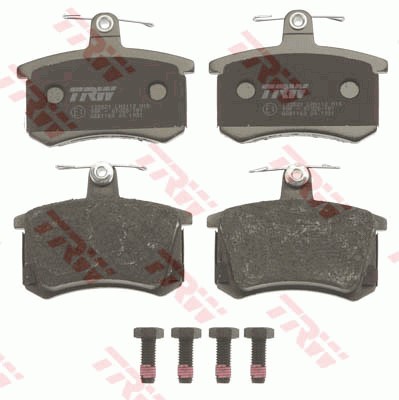 Bromsbeläggsats Solid, Bakaxel Trw Cotec GDB1163 TRW