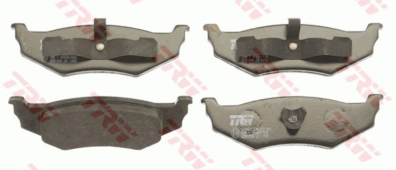 Bromsbeläggsats, Bakaxel, Framaxel Trw GDB1234 TRW