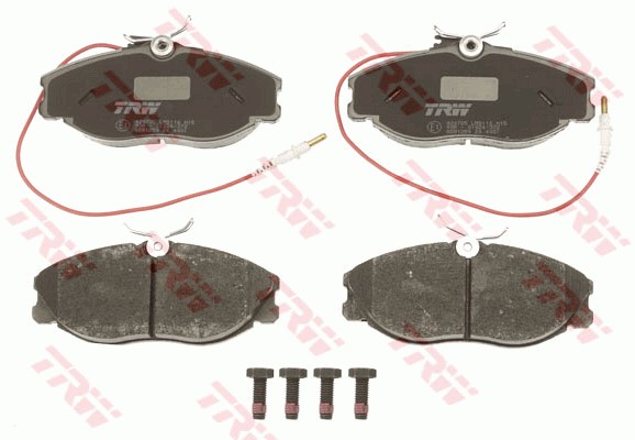 Bromsbeläggsats, Framaxel Trw Cotec GDB1259 TRW