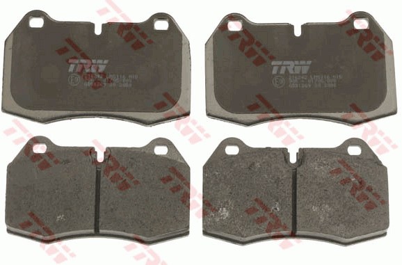 Bromsbeläggsats, Framaxel Trw Cotec GDB1269 TRW