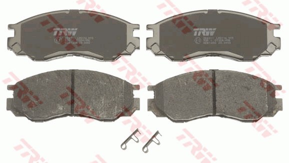 Bromsbeläggsats, Framaxel Trw Cotec GDB1286 TRW