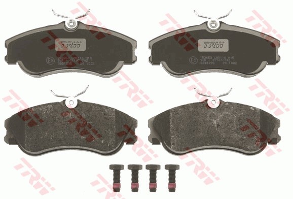 Bromsbeläggsats, Framaxel, Bakaxel Trw Cotec GDB1295 TRW