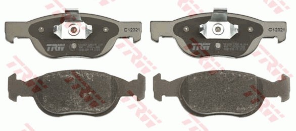 Bromsbeläggsats, Framaxel Trw Cotec GDB1339 TRW