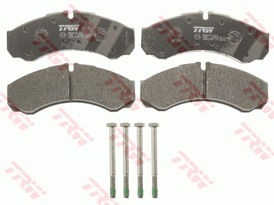 Bromsbeläggsats, Bakaxel, Framaxel Trw Cotec GDB1345 TRW