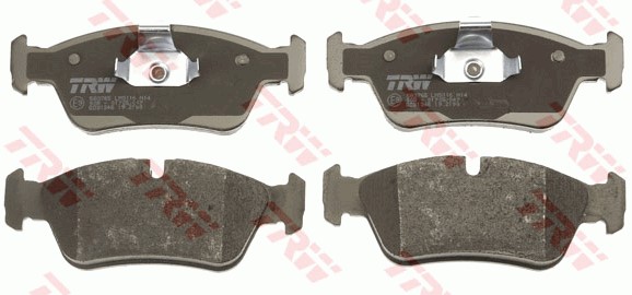 Bromsbeläggsats, Framaxel, Bakaxel Trw Cotec GDB1348 TRW