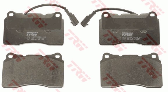 Bromsbeläggsats, Framaxel Trw Cotec GDB1363 TRW