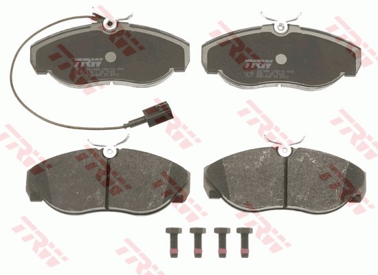 Bromsbeläggsats, Framaxel Trw Cotec GDB1425 TRW