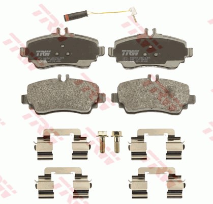 Bromsbeläggsats, Framaxel Trw GDB1480 TRW