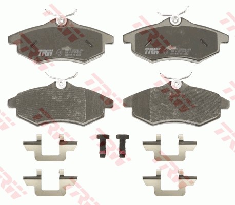 Bromsbeläggsats Solid, Framaxel Trw Cotec GDB1495 TRW