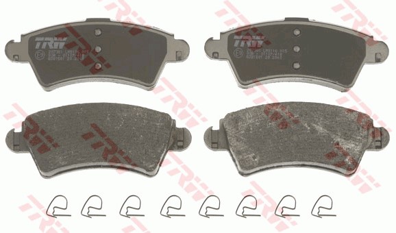 Bromsbeläggsats, Framaxel Trw Cotec GDB1501 TRW