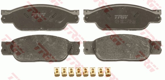Bromsbeläggsats, Framaxel Trw Cotec GDB1510 TRW