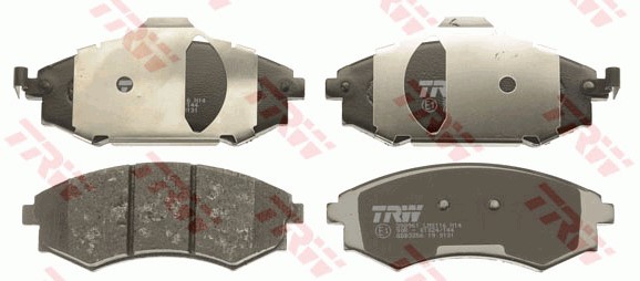 Bromsbeläggsats Ventilerad, Framaxel Trw Cotec GDB1623 TRW Bromsbeläggsats Ventilerad, Framaxel Trw Cotec GDB1623 TRW