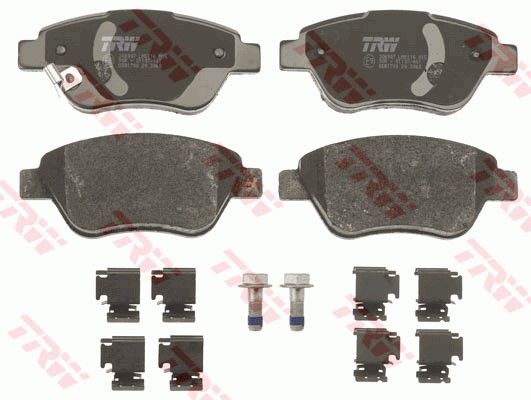 Bromsbeläggsats Solid, Framaxel Trw Cotec GDB1700 TRW