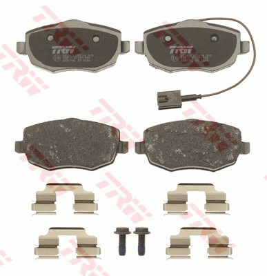 Bromsbeläggsats, Framaxel Trw Cotec GDB1706 TRW