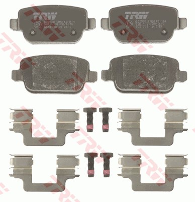 Bromsbeläggsats, Bakaxel Trw Cotec GDB1708 TRW