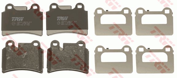 Bromsbeläggsats, Bakaxel Trw Cotec GDB1722 TRW