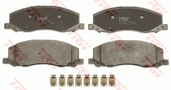 Bromsbeläggsats, Framaxel Trw GDB1781 TRW