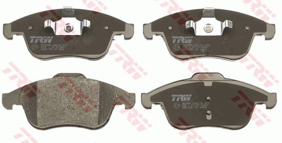 Bromsbeläggsats, Framaxel Trw GDB1788 TRW