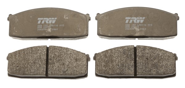 Bromsbeläggsats, Framaxel Trw GDB197 TRW