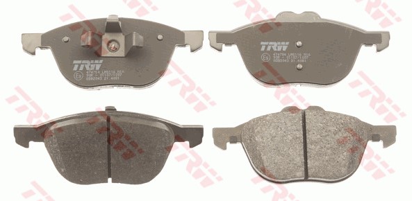 Bromsbeläggsats, Framaxel Trw GDB2043 TRW