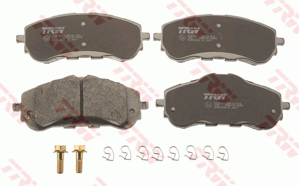 Bromsbeläggsats, Framaxel Trw Cotec GDB2044 TRW