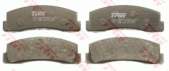 Bromsbeläggsats, Framaxel Trw Cotec GDB265 TRW