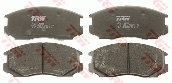 Bromsbeläggsats, Framaxel Trw Cotec GDB3046 TRW
