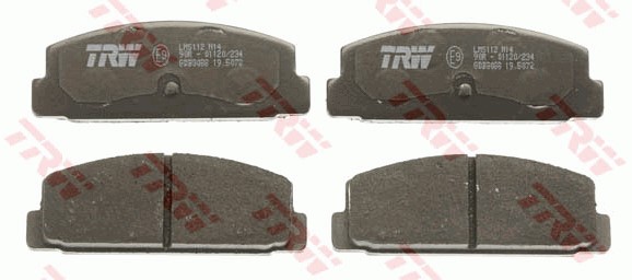 Bromsbeläggsats, Bakaxel Trw Cotec GDB3088 TRW
