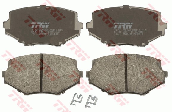 Bromsbeläggsats, Framaxel Trw GDB3103 TRW