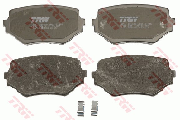 Bromsbeläggsats, Framaxel Trw Cotec GDB3132 TRW