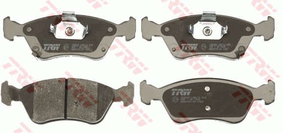 Bromsbeläggsats, Framaxel Trw Cotec GDB3163 TRW Bromsbeläggsats, Framaxel Trw Cotec GDB3163 TRW