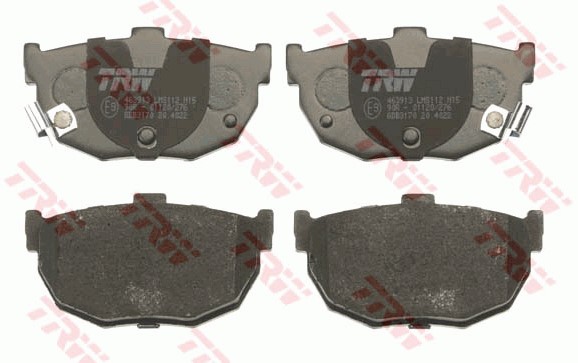 Bromsbeläggsats, Bakaxel Trw Cotec GDB3170 TRW