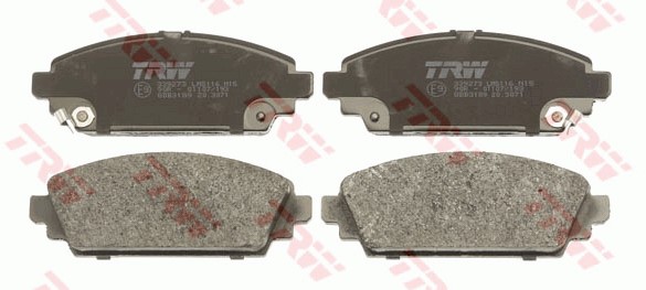 Bromsbeläggsats, Framaxel Trw GDB3189 TRW