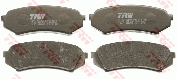 Bromsbeläggsats, Bakaxel Trw Cotec GDB3198 TRW