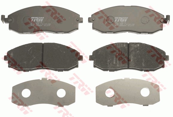 Bromsbeläggsats, Framaxel Trw Cotec GDB3201 TRW