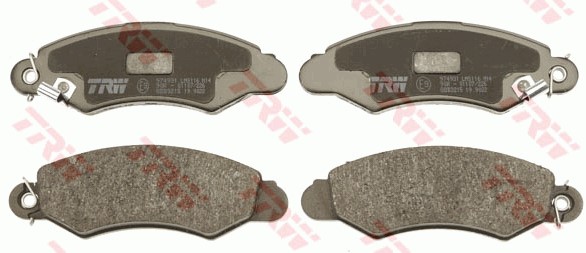 Bromsbeläggsats, Framaxel Trw GDB3215 TRW