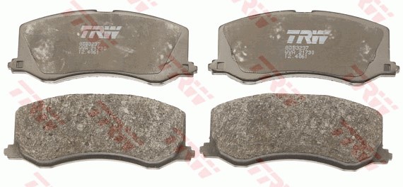 Bromsbeläggsats, Framaxel Trw GDB3237 TRW