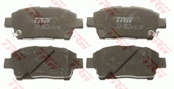 Bromsbeläggsats, Framaxel Trw Cotec GDB3242 TRW