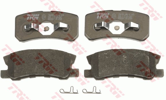 Bromsbeläggsats, Bakaxel Trw Cotec GDB3247 TRW