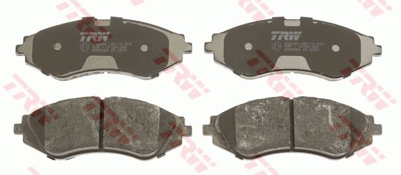 Bromsbeläggsats, Framaxel Trw Cotec GDB3265 TRW